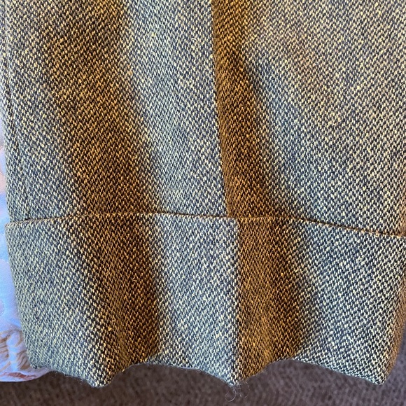 Etcetera Olive Tweed fully lined cuffed ankle pants. - Picture 3 of 5